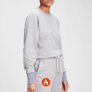 Marled crewneck sweatshirt